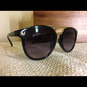 Hawkers Sunglasses Black Frame Gold Metal accent